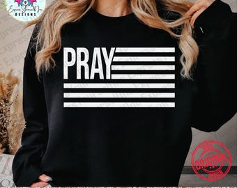 Pray Flag svg, Christian Faith clipart, Jesus png, pray, God, Bible, Digital Download