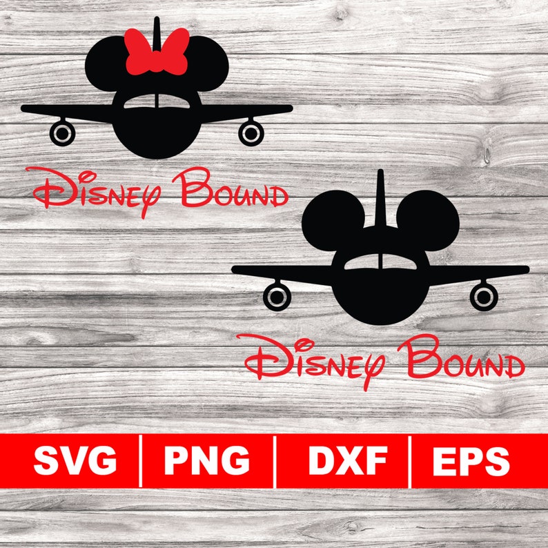 Avion Minnie Bound Svg Vacation Svg Mickey Airplane Svg Etsy France