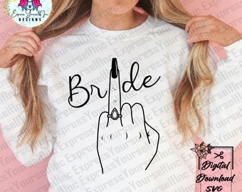 Bride Ring Hand svg, Engagement Ring Svg, Wedding Finger Svg, Diamond Ring svg, Bride Finger Svg, Wedding svg, Wedding Ring svg, Bride svg