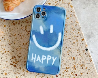 Smile Happy Face PHONE CASES for iphone7, 7+, 8, 8+, iphoneX,  Xs,  XR, iphone Xmax,  iphone11,  11pro, 11promax  12,12 pro, 12promax 12Mini