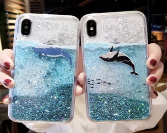 Whales in Ocean Phone Case  IPHONE 7/7Plus 8/8Plus Iphone XR, iphone X/Xs/XMax/XsMax, Iphone 11,11pro,11promax