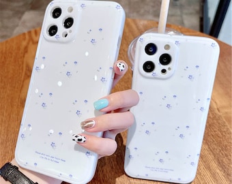 White Beautiful Flowers PHONE CASES for iphone7, 7+ 8, 8+ iphoneX,  Xs,  XR, iphone Xmax, iphone11,  11pro, 11promax12,12 pro,12promax12Mini