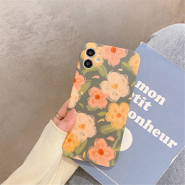 Beautiful Flower  PHONE CASES for iphone7, 7+, 8, 8+, iphoneX,  Xs,  XR, iphone Xmax, iphone11,  11pro, 11promax12,12 pro,12promax12Mini