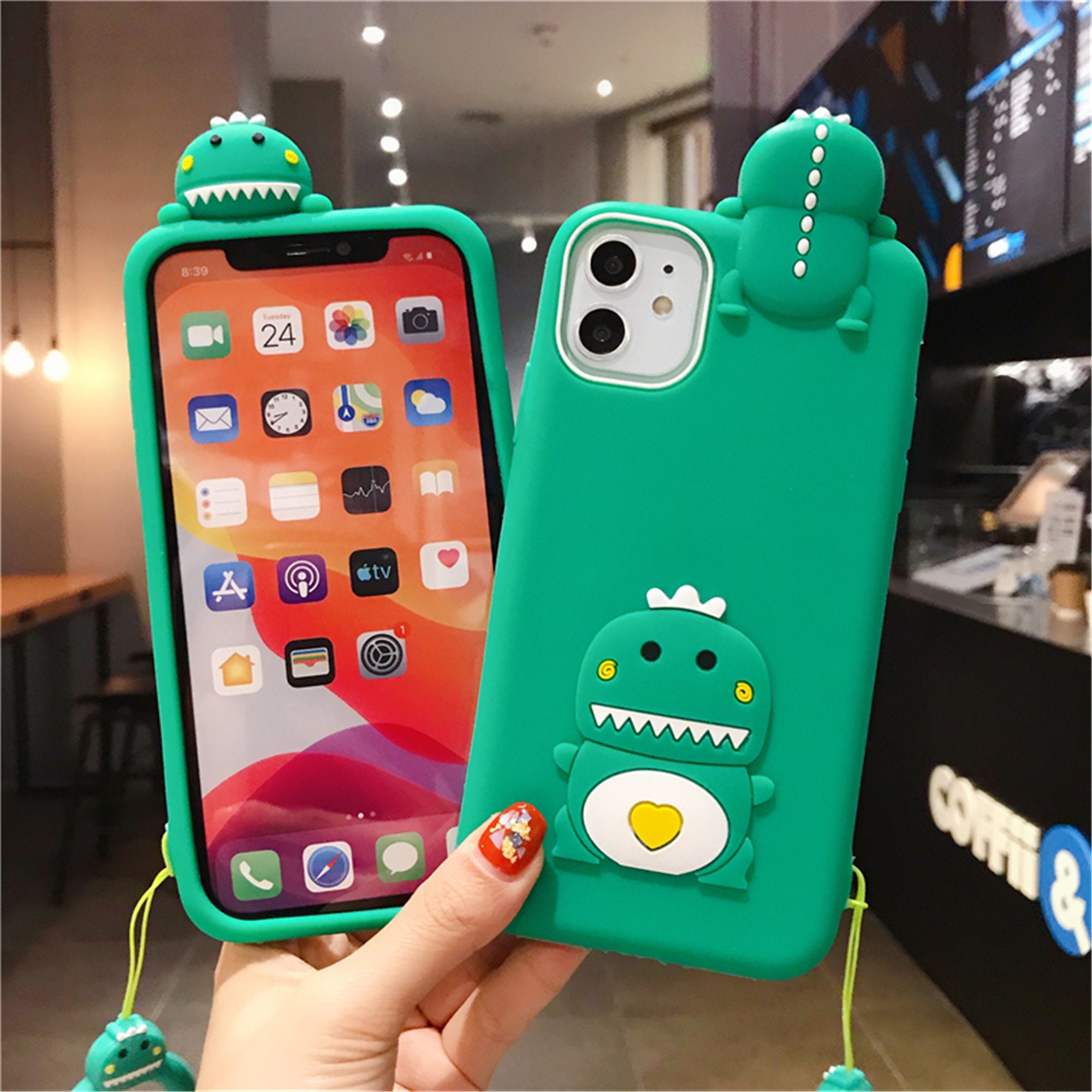 Cute Dinosaur Phone Case IPHONE 7/7Plus 8/8Plus Iphone XR Etsy