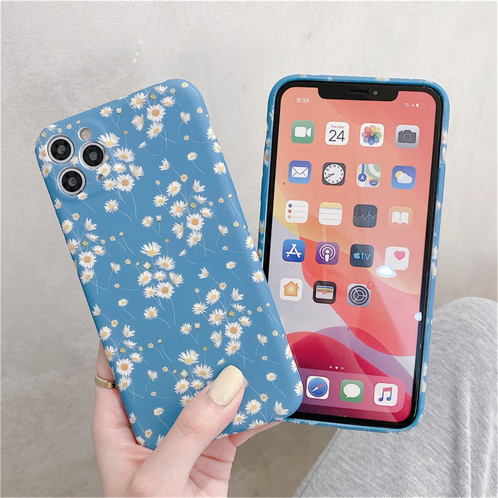 Beautiful Flower PHONE CASES for iphone7 7P 8 8P iphoneX Etsy
