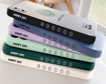 Happy Day Smile free shipping Phone Case  IPHONE X/XS/XR11 iPhone7/8plus iphone12Pro Xs max iphone 11pro