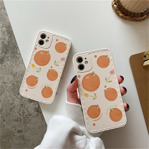 Orange Free Shipping PHONE CASES for iphone7, 7+, 8, 8+, iphoneX,  Xs,  XR, iphone Xmax, iphone11,  11pro, 11promax12,12 pro,12promax12Mini