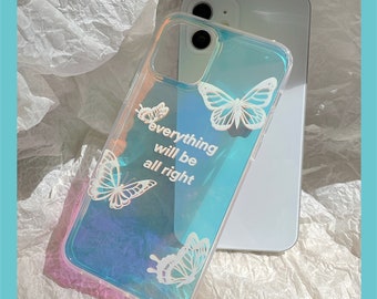 Butterfly Color Change PHONE CASES for iphone7/8 iphoneX,Xs,XR,iphone Xmax, iphone11, 11pro,11promax12,12 pro,12promax12Mini,iphone 13,13pro