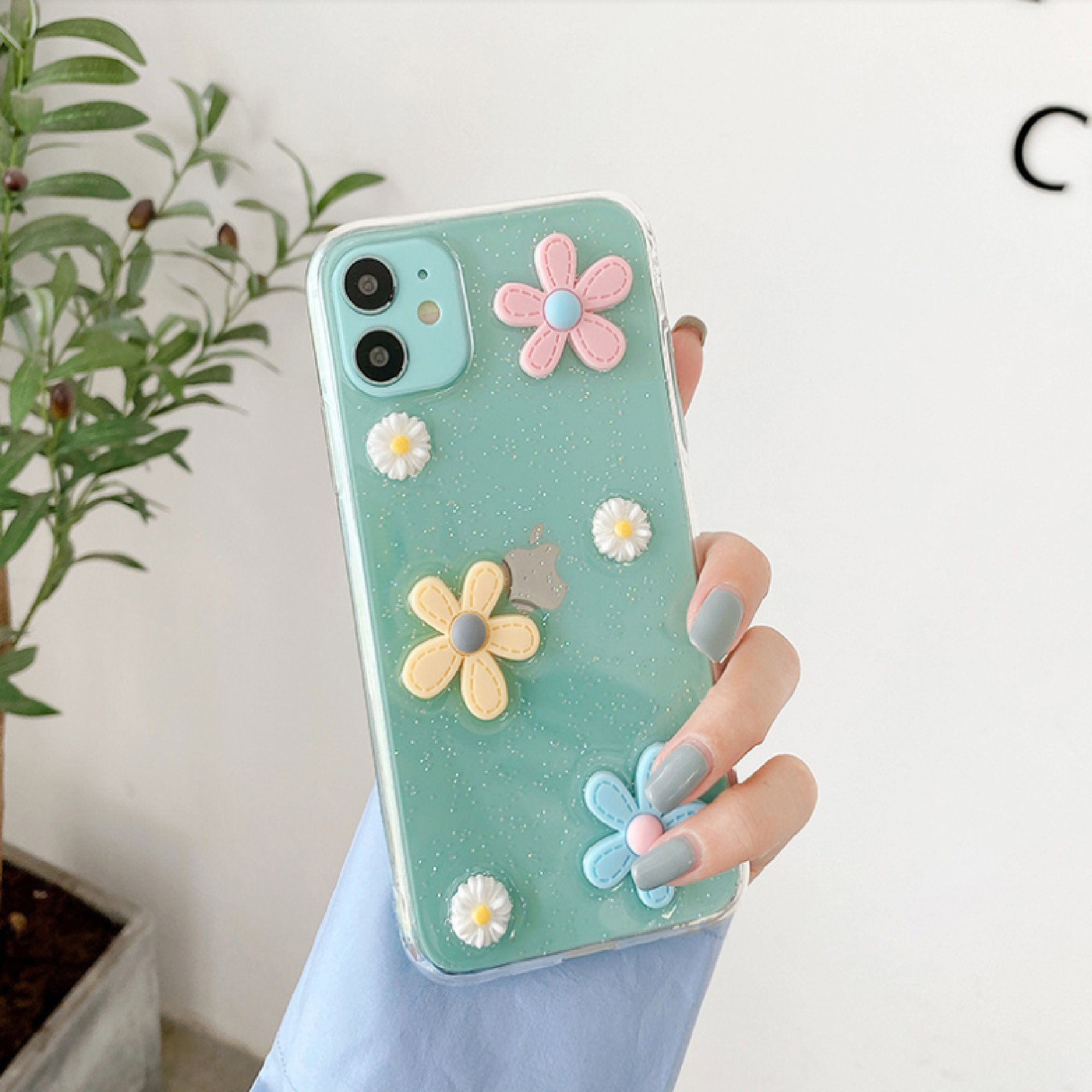 Flower PHONE CASES for iphone7 7P 8 8P iphoneX XsXR Etsy