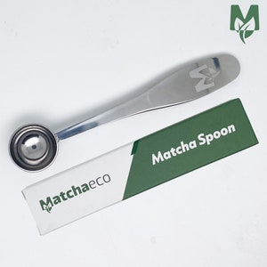 Matchaeco | 1g Matcha Tea Spoon | Matcha Green Tea Powder Cutlery | Stainless Steel |