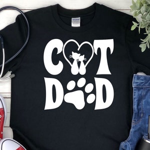 Cat Dad Gift - Best Cat Dad Ever - Cat Dad - Cat Lover Gift Men - Cat Papa Shirt - Cat Grandad - Kitty Dad Gift - Fathers Day Cat Gift