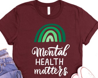 Mental Health Matters Shirt, Be Kind Shirt, Kindess Shirt, Mental Health Gifts, Anxiety Shirt, Mental Illness, Therapist Shirt, You Matter