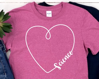 Love Science Shirt - Women in Science - Science T Shirts - Science Gifts - Biology Shirt - Science Shirt
