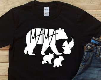 Mama Bear Shirt - Mama Bear - Mama Bear Gift - Mama Bear Tshirt - Mother Bear - Mamma Bear Shirt