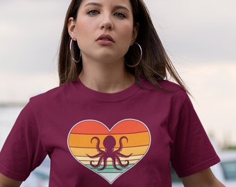 Octopus Love Shirt, Octopus T-Shirt Gift, Octopus, Ocean Animal, Octopus Gift, Beach Shirt, Octopus Gifts, Octopus Print, Octopus T Shirt