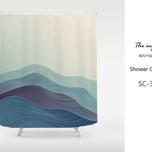 Extra Long Shower Curtain Etsy