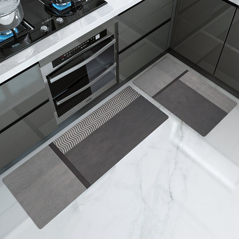 RAY STAR 20x39 Grey Non-slip Kitchen Mat Anti Fatigue Standing Mat,  Ergonomically Engineered, Waterproof Comfort Floor Mat 