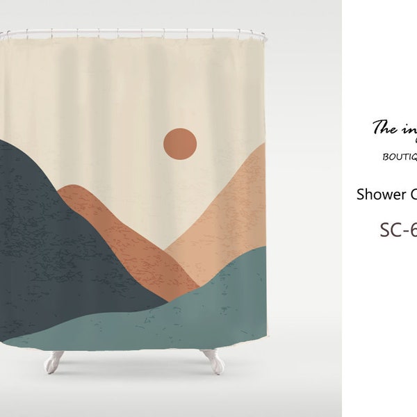 Boho Shower Curtain Etsy