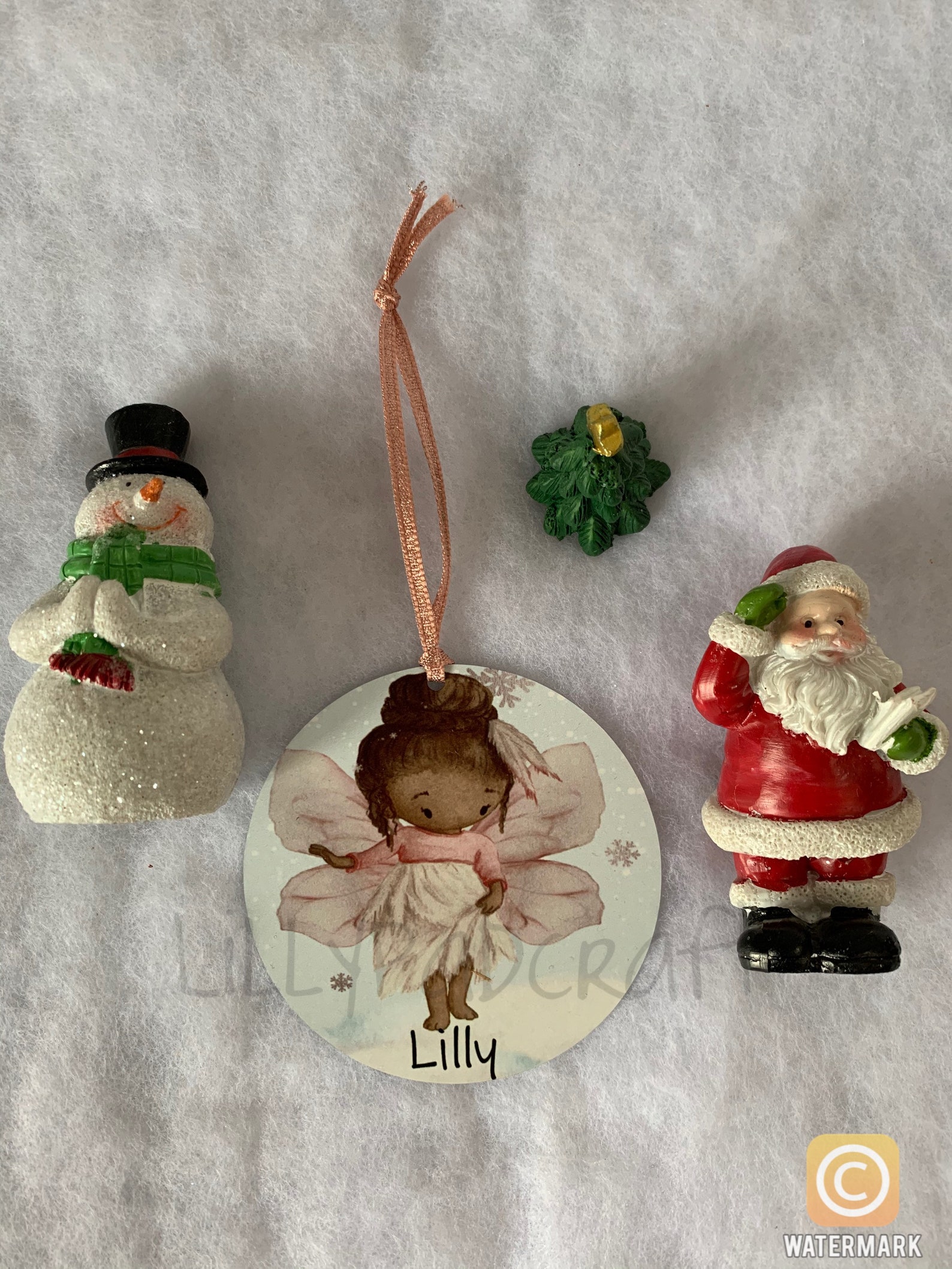 Fairy Christmas Decoration Personalised Tree Decoration  Etsy