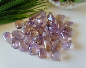 Ametrine Tumbled Stone, Ametrine Crystal, Tumbled Ametrine, Ametrine Tumbled Crystal, Ametrine Pocket Stone, Amethyst and Citrine