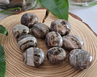 Aragonite Tumbled Stone, Tumbled Aragonite, Aragonite Carry Stone, Aragonite Pocket Stone