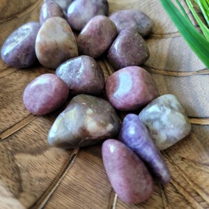 Lepidolite Tumbled Stone, Tumbled Lepidolite, Smooth Lepidolite, Smooth Stone, Healing Crystal