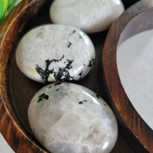 Rainbow Moonstone Palm Stone, Rainbow Moonstone Worry Stone, Moonstone Palm Stone