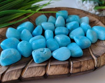 Blue Aragonite, Tumbled Blue Aragonite, Aragonite Crystal, Blue Aragonite Tumbled Stone, Blue Aragonite Tumbled Crystal