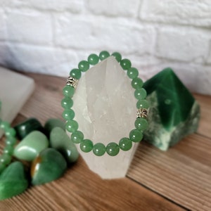 Green Aventurine Stretch Bracelet, Aventurine Crystal Bracelet, Prosperity and Abundance Bracelet, Healing Bracelet