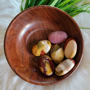 Mookaite Jasper Palm Stone, Mookaite Jasper Worry Stone