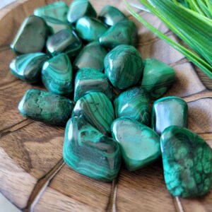Malachite Tumbled Stone, Tumbled Malachite
