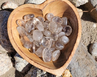 Smoky Quartz Tumbled Stone, Smoky Quartz Pocket Stone, Smoky Quartz Carry Stone