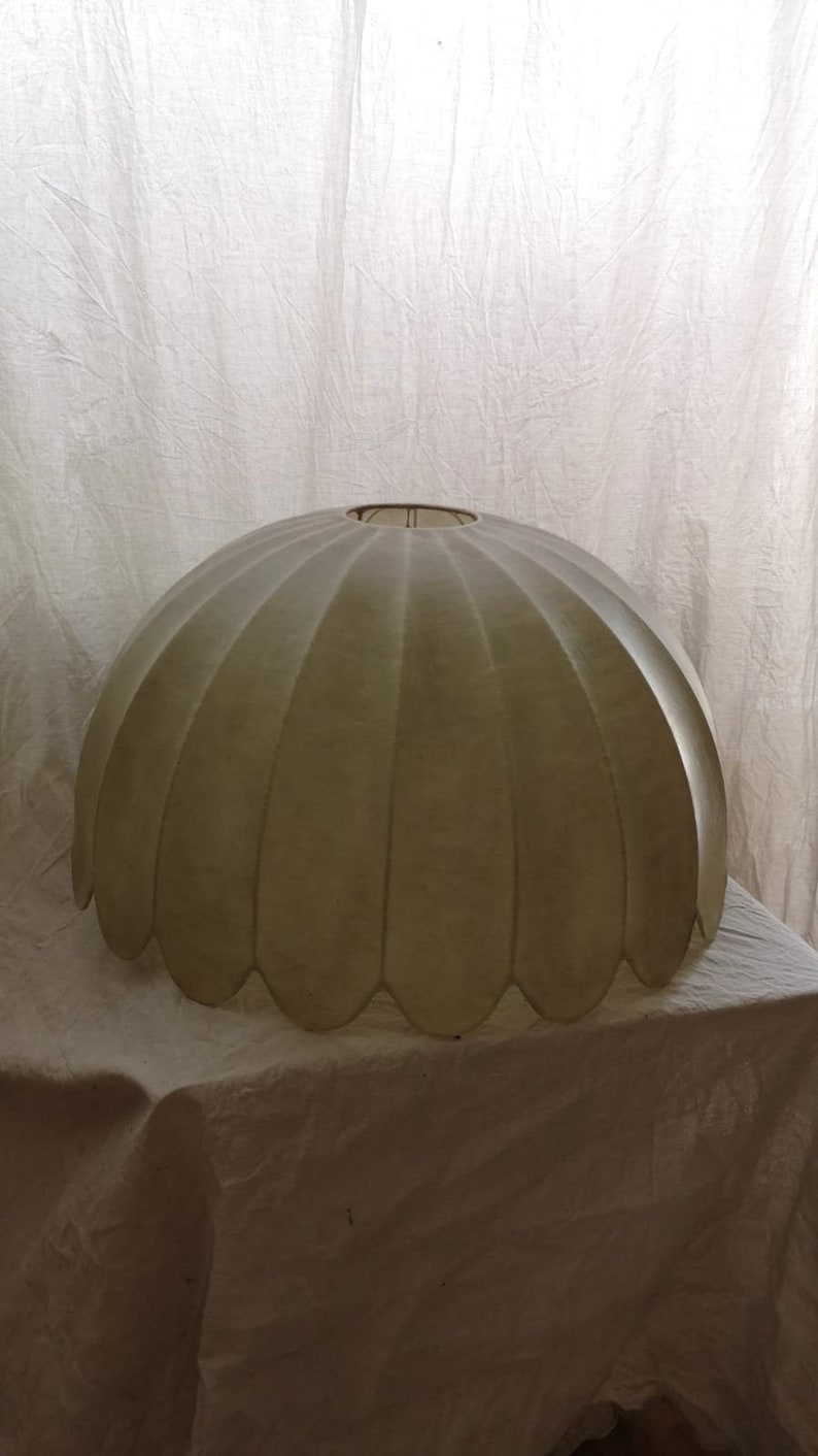 Midcentury vintage Cocoon lamp shade Bild 7