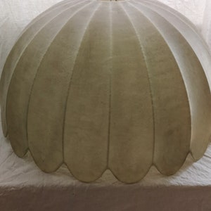 Midcentury vintage Cocoon lamp shade Bild 1