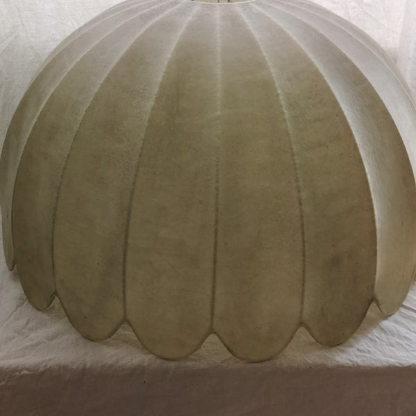 Midcentury vintage Cocoon lamp shade