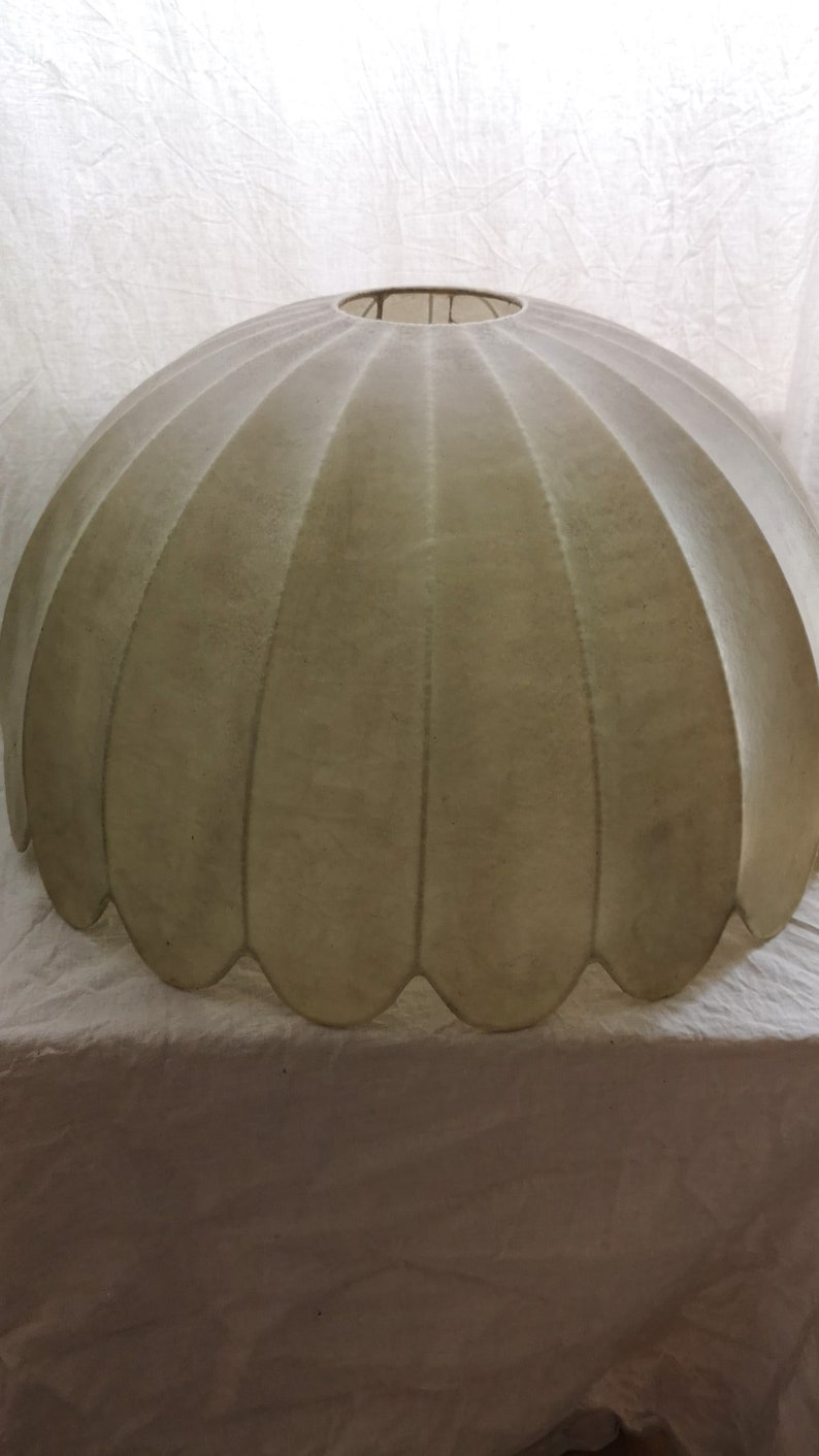 Midcentury vintage Cocoon lamp shade Bild 1