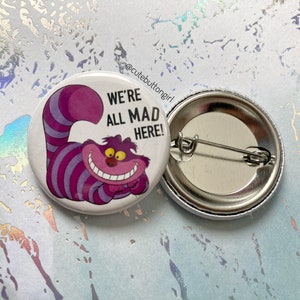 Alice in Wonderland Accessories, We're All Made Here Brooch