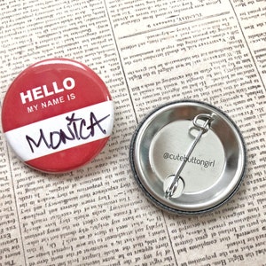 1.25in & 2.25in Hello. My name is...