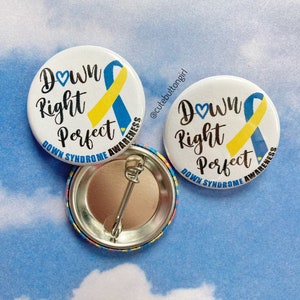 1.25in & 2.25in Down Syndrome Awareness