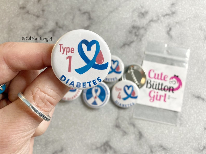 1.25in & 2.25in Diabetes Awareness - Etsy