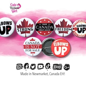 Orgullo canadiense de 1,25 y 2,25 pulgadas