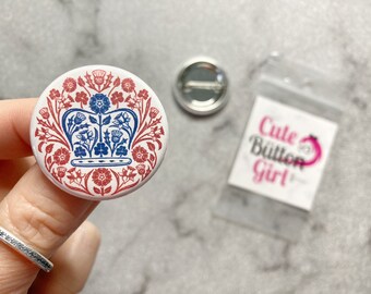 1.25in & 2.25in God Save the Queen/king - Etsy