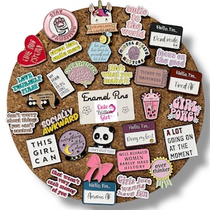 Cute enamel mini pins!