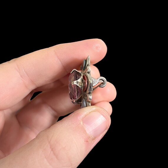 Victorian Scottish Agate Brooch. Sterling Silver … - image 7