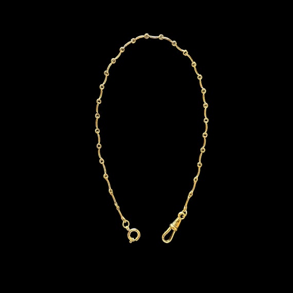 Vintage Gold Pocket Watch Chain Choker Necklace. … - image 2