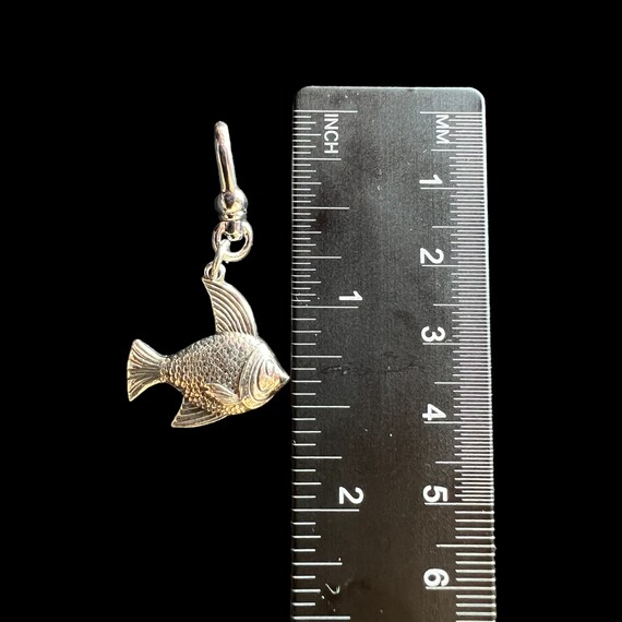 Vintage Sterling Silver Angel Fish Swivel Watch F… - image 5