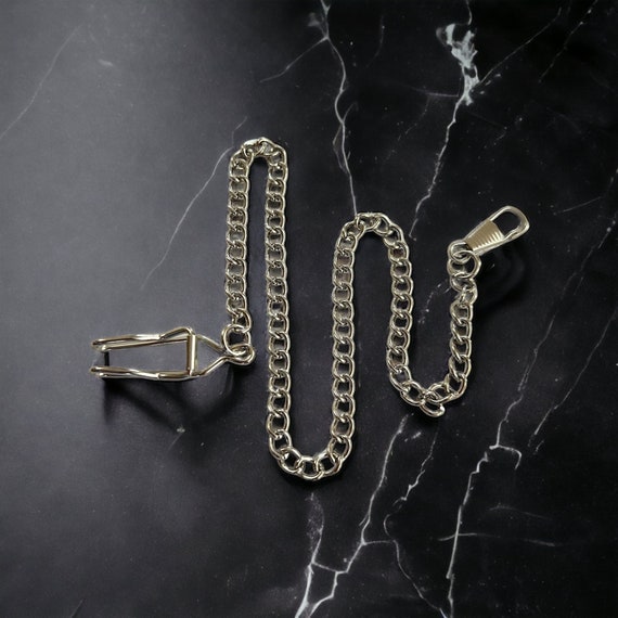 Silver Belt Hook and Chain