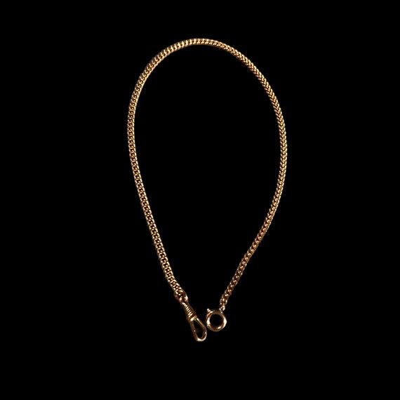 Antique Bronze Pocket Watch Chain / Watch Chain Choke… Gem