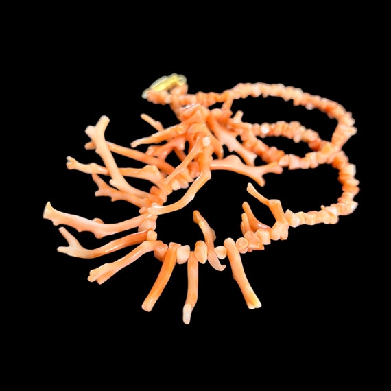 Vintage Branch Coral Necklace. Vintage Pink Coral… - image 6