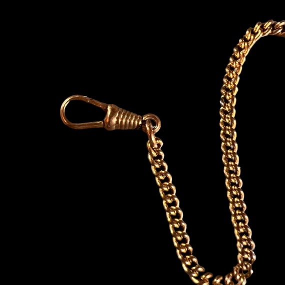Antique Bronze Pocket Watch Chain / Watch Chain Choke… Gem